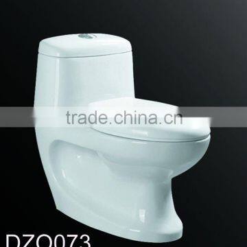 DZO073 High Quality Washdown ceramic one-piece toilet