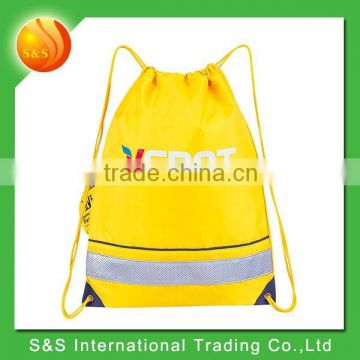 Mono tech cheap promotionan polyester drawstring bag