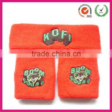 2013 Promotional Gift custom sports cotton embroidery headband sweatband