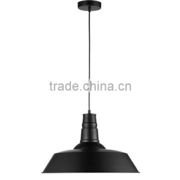 Vintage-Inspired Industrial Pendant Lamp Enamel-Coated Metal Durable Lighting