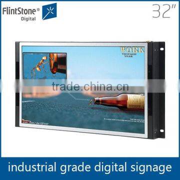 Flintstone 15-55 inch HDMI VGA DVI INPUT industrial LCD general touch open frame touch screen monitor