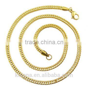 3.5mm Fox Tail Chain Gold Necklace Designs in 3 grams 91809