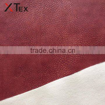 wholesale pu material two-tone artificial leather,faux leather fabric for sofa,car seat made in china