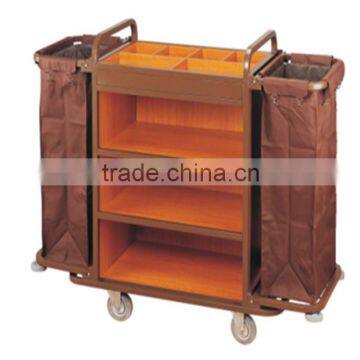 High quality hand housekeeping cart for sale