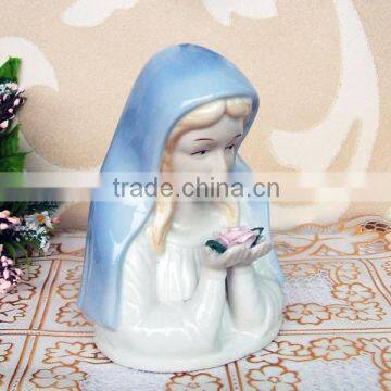 manger life size ceramic decoration mary sculpture