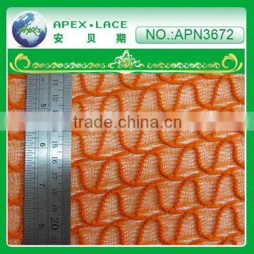 wholesale polyester spandex lace For Wedding lace dress-APN3672