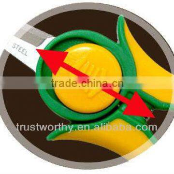 Taiwan 158MM Small Smart Lock Mini Lady Stainless Steel Blades Plastic Bypass Pruning Shear photo-4