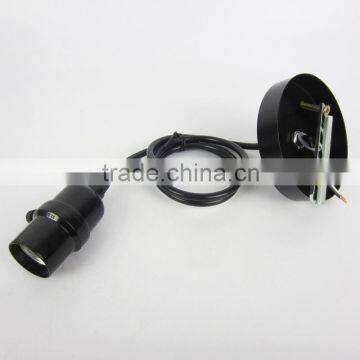 E26 Bakelite Hanging Lamp With Metal Ceiling Rose photo-4