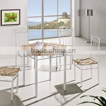 cheap dining table and 4 chairs wooden marble dining table