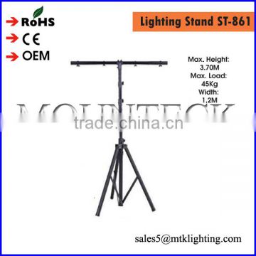 3.7m steel tripod stand lighter light up display stand/speaker stand