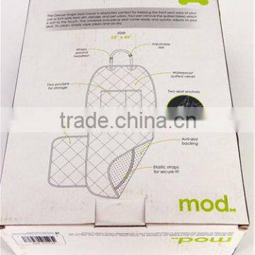 Water Proof Designer Car Seat Cover Deluxe Single Seat Cover Universal Design Fit All Vehicle photo-3