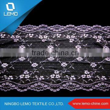 High Quality Volie African Lace Fabric Trim, Flower Design Lace