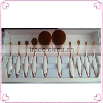 Mermaid oval makeup brush hair set wholesale                        
                                                                                Supplier's Choice