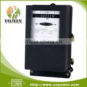 ISO 9001 Factory YEM082TP Three Phase Four Wire Electromechanical Energy Meter , Active Energy Meter / Counter Meter