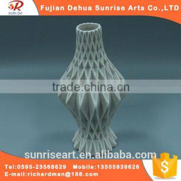 Ceramic creative bottle design flower pattern vase