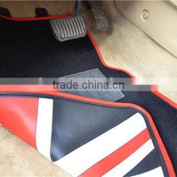 Everlasting Car Auto Carpet - Plush Pile 4/5 Piece Red National Flag Floor Mats photo-3