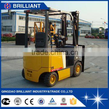 1500kg Four-Wheel Cheap DC/AC Electric Forklift FB15