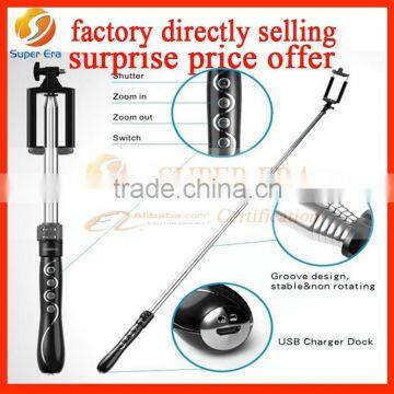 2015 newest style bluetooth selfie stick, Camera Tripod Wireless Mobile phone Monopod