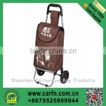 Hot sale China-made trolley cart, 600D, screen printing technology, China suppliers