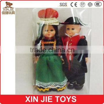 couple plastic doll wholesale plastic lovers doll stock plastic national doll toy