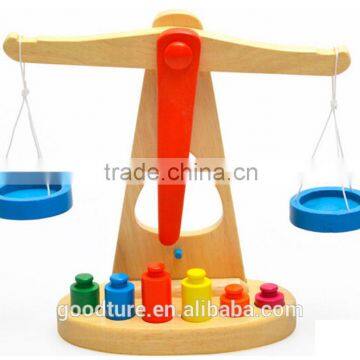 Wooden Balance Scale Kids Learning Toy photo-6