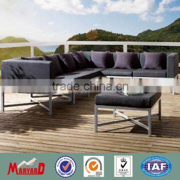 aluminum and fabric living room furniture