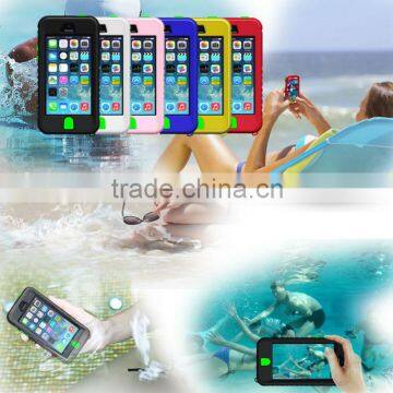 For iPhone Compatible Brand and PC + Silicone Material universal waterproof case for iphone 4 4s 5 5s 5c