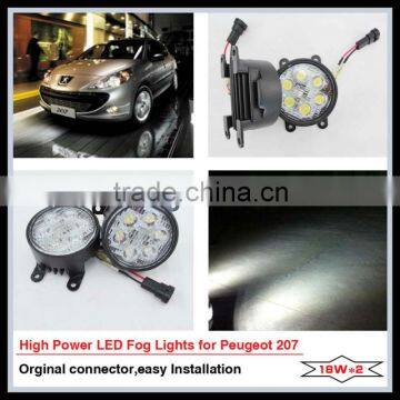 High Brightness LED Fog lamp for Peugeot 207/ optical lens version