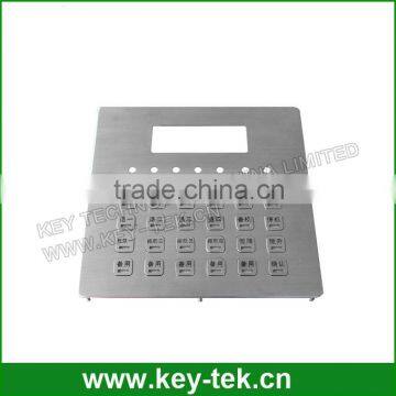 18 Keys Dot Matrix Backlight Metal Numeric Keypad photo-3