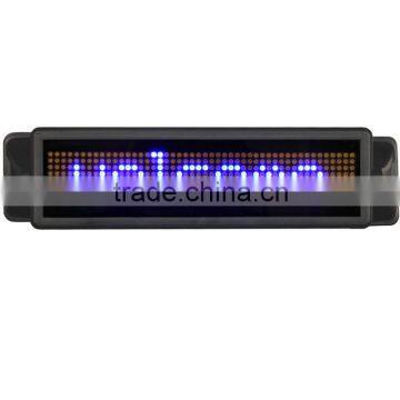 LED car sign car display Resolution:8*48 blue European language led taxi display