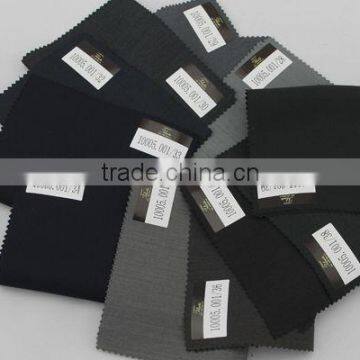 solid twill Italian designed Top quality made to measure suiting fabric