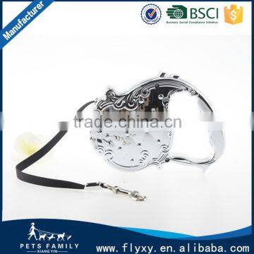 Economic classical hot sell bling retractable dog leash