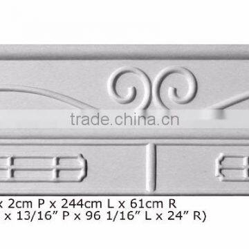 Polystyrene High Quality Good Price Beautiful PU Decorative Wall Chair Rails photo-5