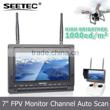 Phantom vision new 7 inch fpv monitor anti antiglare matte screen helicopter with camera full hd