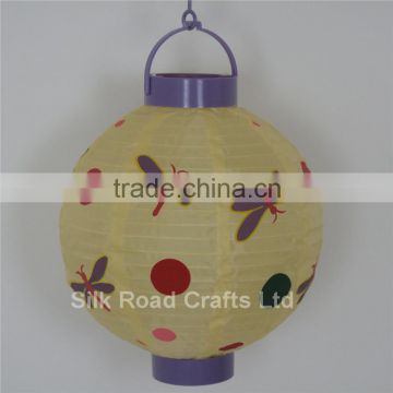 Factory sale paper LED lantern with holder