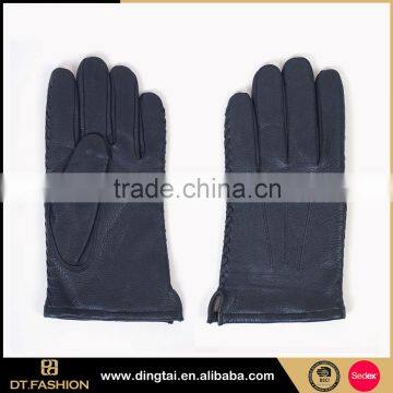 Men's leather driving gloves cheap winter warm gloves wholesale china