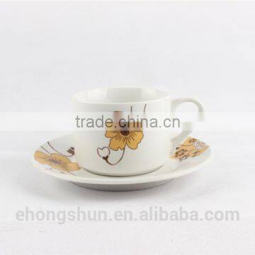 Wholesale cups and saucers/porcelain coffee cups set