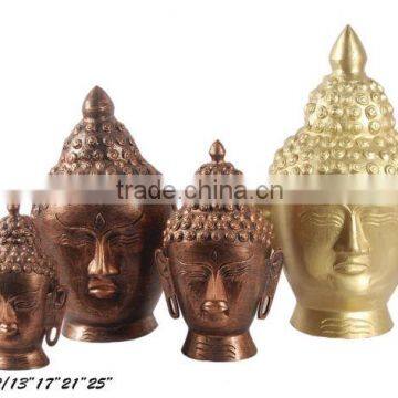 Aluminium Buddha Head,Decorative Buddha,Table Decorative,restaurant table decorations,bronze buddha head