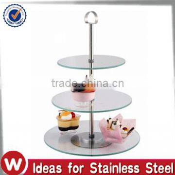 3 Tier Glass Cake Stand