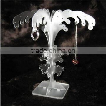 Elegant glass jewelry display cabinet