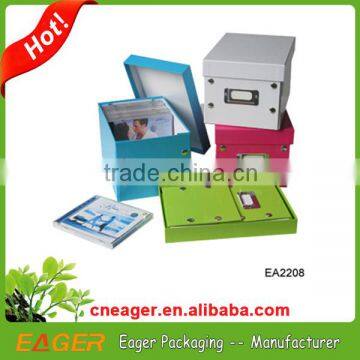 2015 new design foldable paper box, paper foldable box, foldable gift box high quality