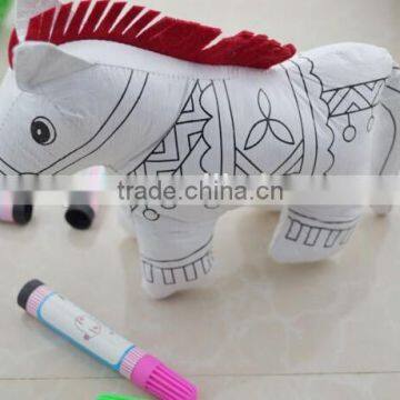 Eco-friendly Washable Painting Plush Toy ,DIY Educational Toy Washable Painting Plush Toy , DIY Painting Toys photo-3