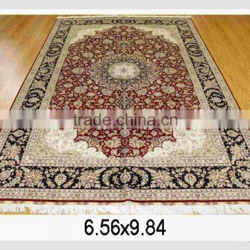 6.56x9.84 ft kilim handmade silk carpet persian rug