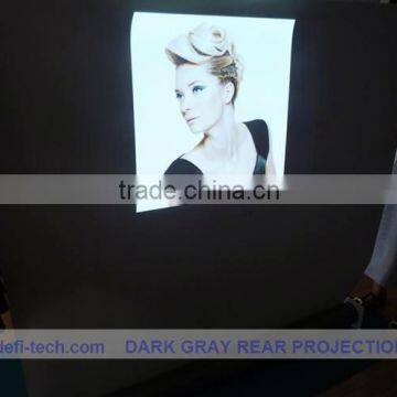 high contrast definition holographic film,Window shopping display holographic Light gray Projection film projector screen,