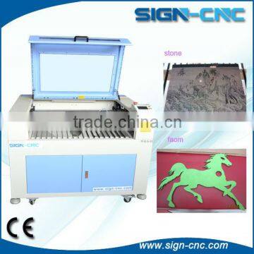 China low price RECI 60w /90w SIGN 9060 cnc laser acrylic / plastic /wood engraving machine