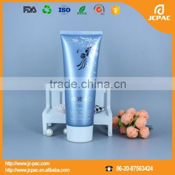 empty hot stamping surface handling facial wash cosmetic packaging tube