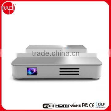 0.3 DMD TI Wifi Smart Projector 55 ANSI lumens 854*480 Contrast Ratio 1000:1 DLP LED Mini Projector