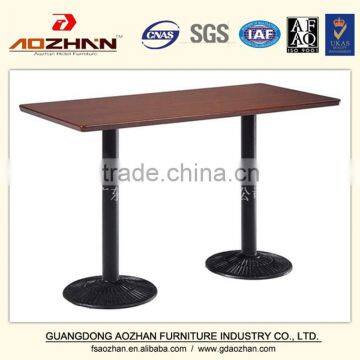 Fashionable Hot Sale metal base Dining Table