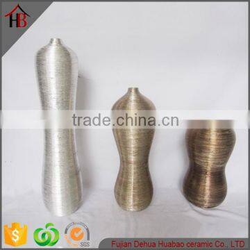 ceramic electroplating tall vase fashion style