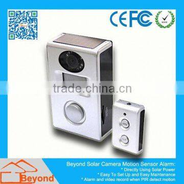 Wireless Megapixel Alarm Ip Camera Solar Camera Alarm With Video Record and Solar Panel